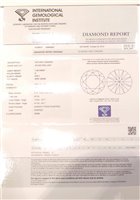 Pietra certificata Sommer in Diamante Diamante 1.00 Ct CERTIFICATO IGI 130440297 - CERTIFICATO IGI 130440297